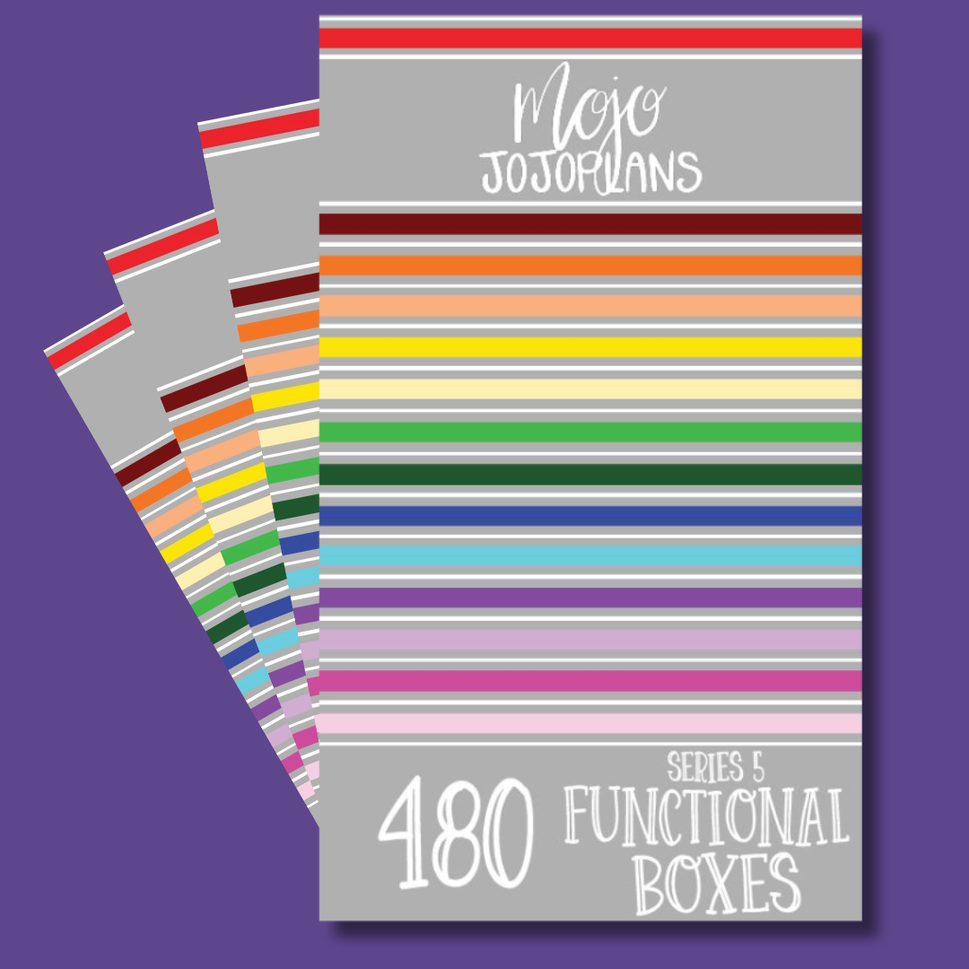 Functional Boxes SERIES 5 Sticker Book