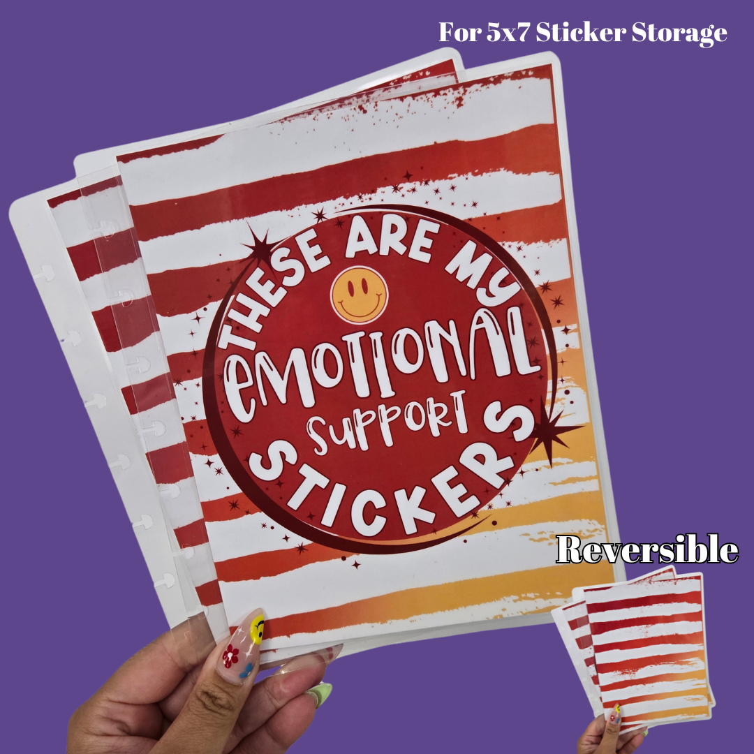 'Lil' Mojo' Cover Set for MOJO Sticker System - Emotional Support (Red)