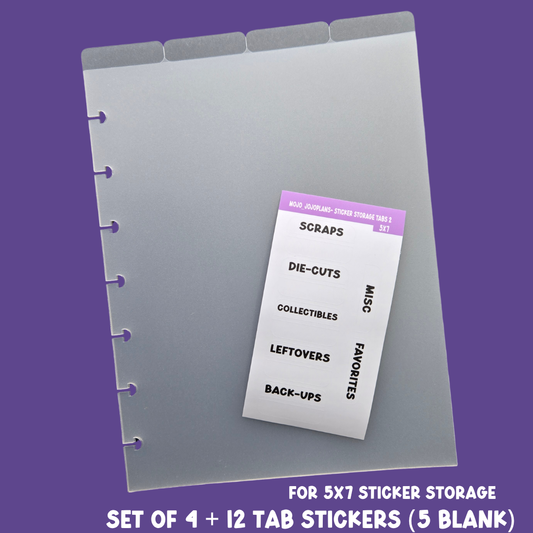 'Lil' Mojo' MOJO Sticker System Top-Tab Dividers
