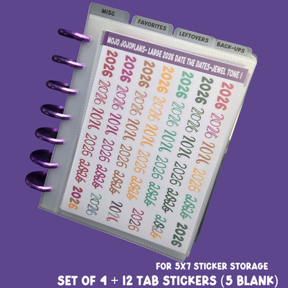 'Lil' Mojo' MOJO Sticker System Top-Tab Dividers