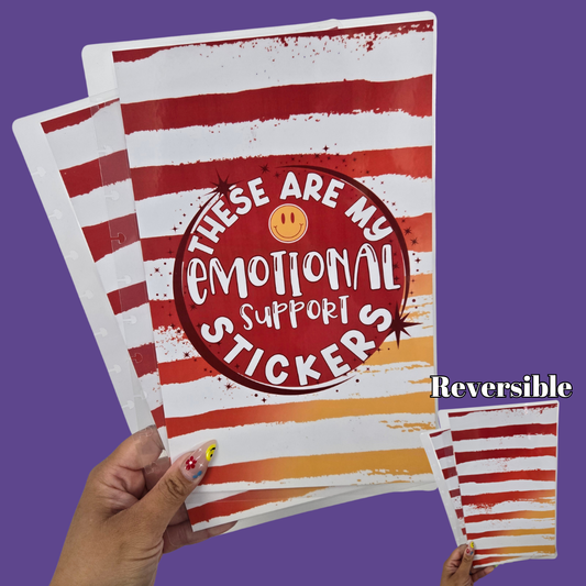 'Full Mojo' Cover Set for MOJO Sticker System - Emotional Support (Red)