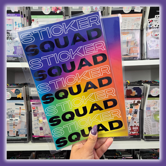 Cover Set for Sticker Storage- Black- Sticker Squad