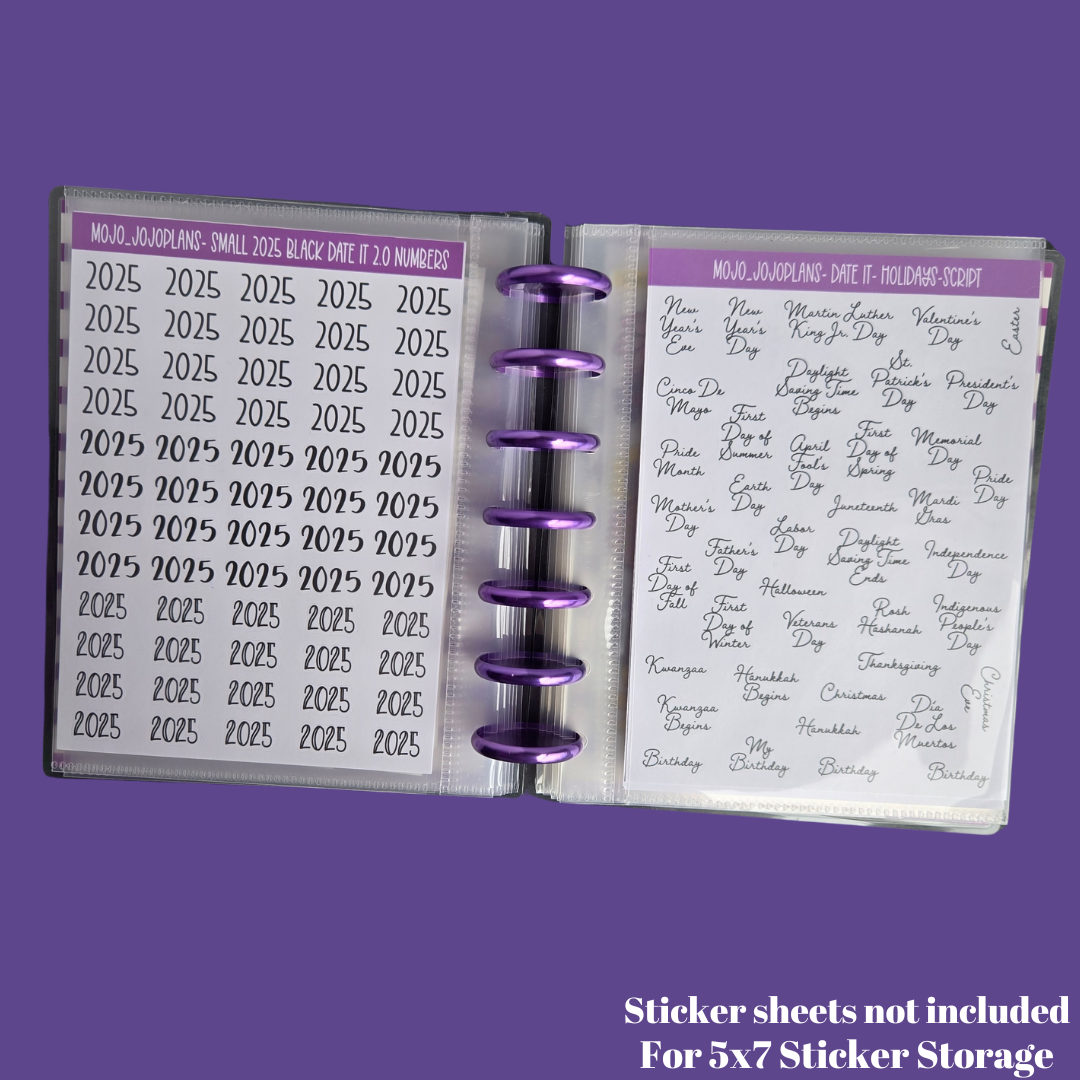 5x7 Sticker Storage- Adulting Is Dumb
