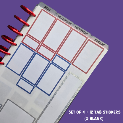 'Full Mojo' MOJO Sticker System Top-Tab Dividers