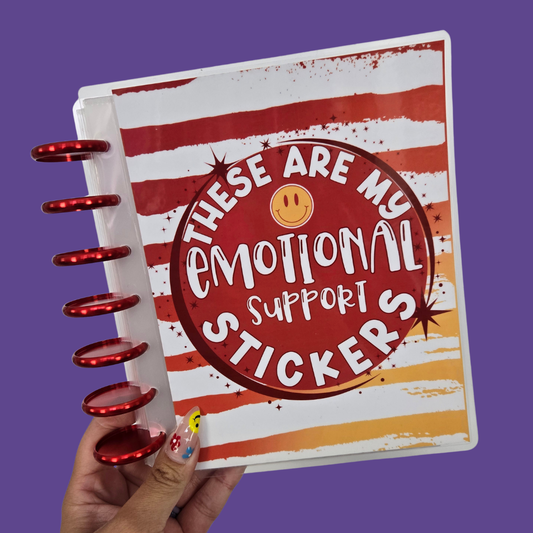'Lil' Mojo' MOJO Sticker System- "Emotional Support" (Red)