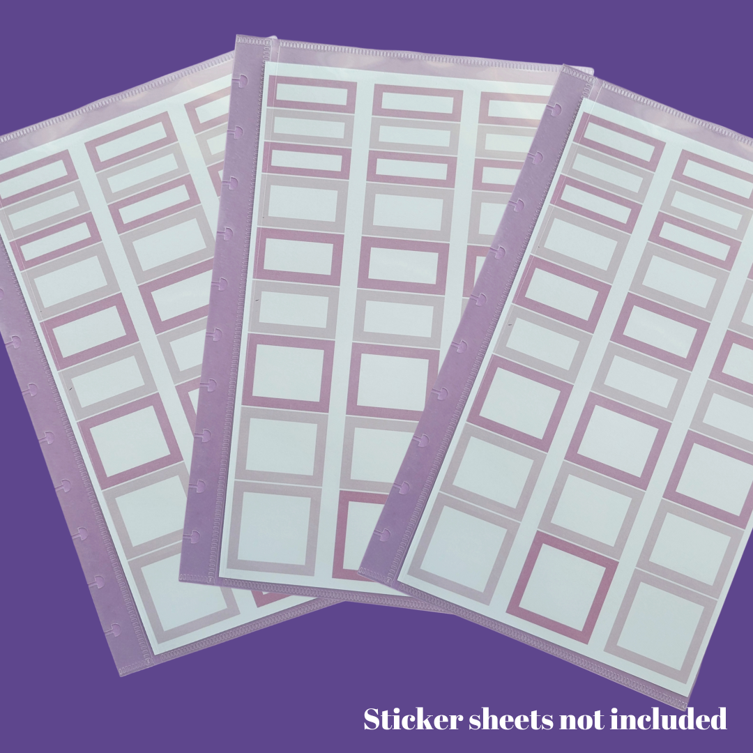 Refill Pack-Sticker Storage Pockets (10 sheets) – Mojo_JojoPlans