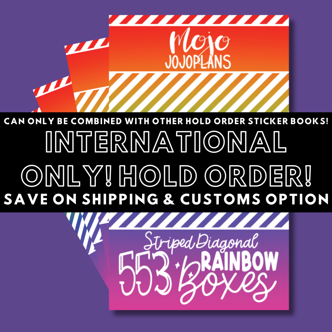 INTERNATIONAL ONLY- Classic Sticker Books Options (No U.S. Orders)