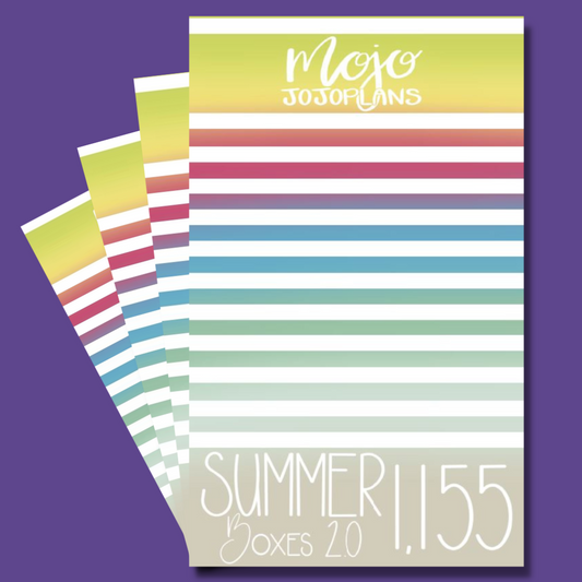 INDIVIDUAL SHEETS Summer Boxes 2.0