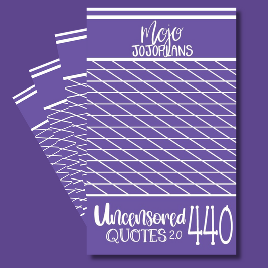 Uncensored Quotes 2.0 Sticker Book
