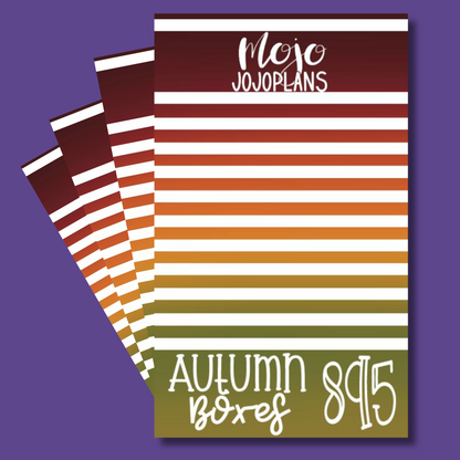 Autumn Boxes Sticker Book