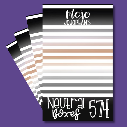 INDIVIDUAL SHEETS Neutral Boxes