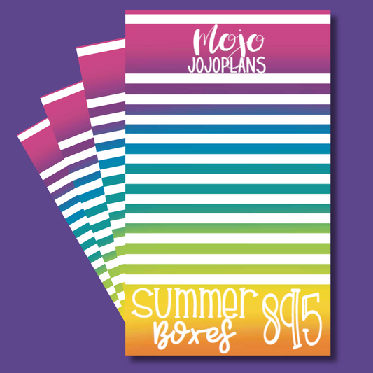 NEW Summer Boxes Sticker Book