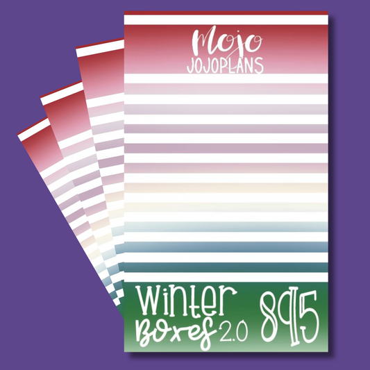 INDIVIDUAL SHEETS Winter Boxes 2.0