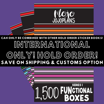INTERNATIONAL ONLY- Classic Sticker Books Options (No U.S. Orders)