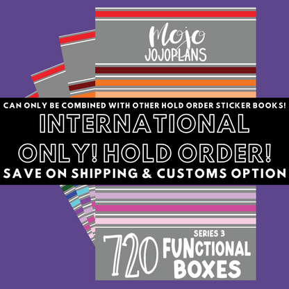 INTERNATIONAL ONLY- Classic Sticker Books Options (No U.S. Orders)