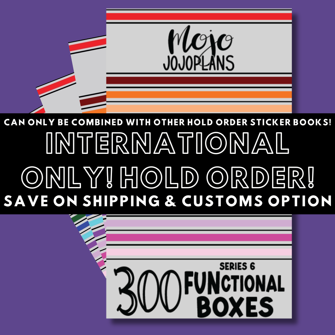 INTERNATIONAL ONLY- Classic Sticker Books Options (No U.S. Orders)