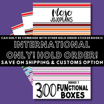 INTERNATIONAL ONLY- Classic Sticker Books Options (No U.S. Orders)