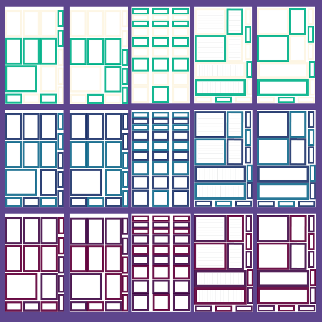 NEW Jewel Tone Boxes Sticker Book