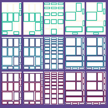 NEW Jewel Tone Boxes Sticker Book