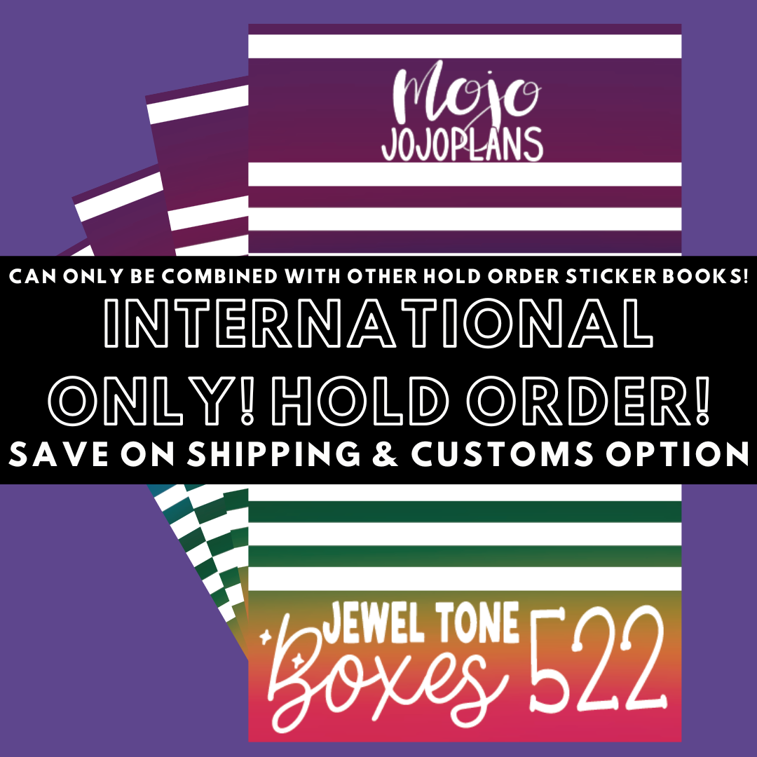 INTERNATIONAL ONLY- Classic Sticker Books Options (No U.S. Orders)