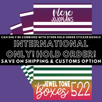 INTERNATIONAL ONLY- Classic Sticker Books Options (No U.S. Orders)