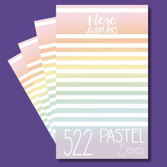 INDIVIDUAL SHEETS Pastel Boxes