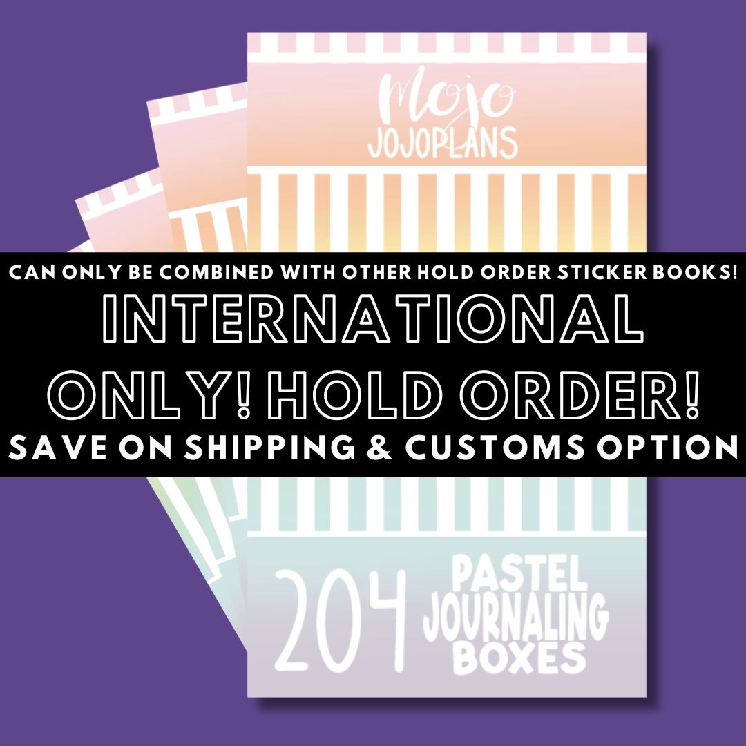 INTERNATIONAL ONLY- Classic Sticker Books Options (No U.S. Orders)