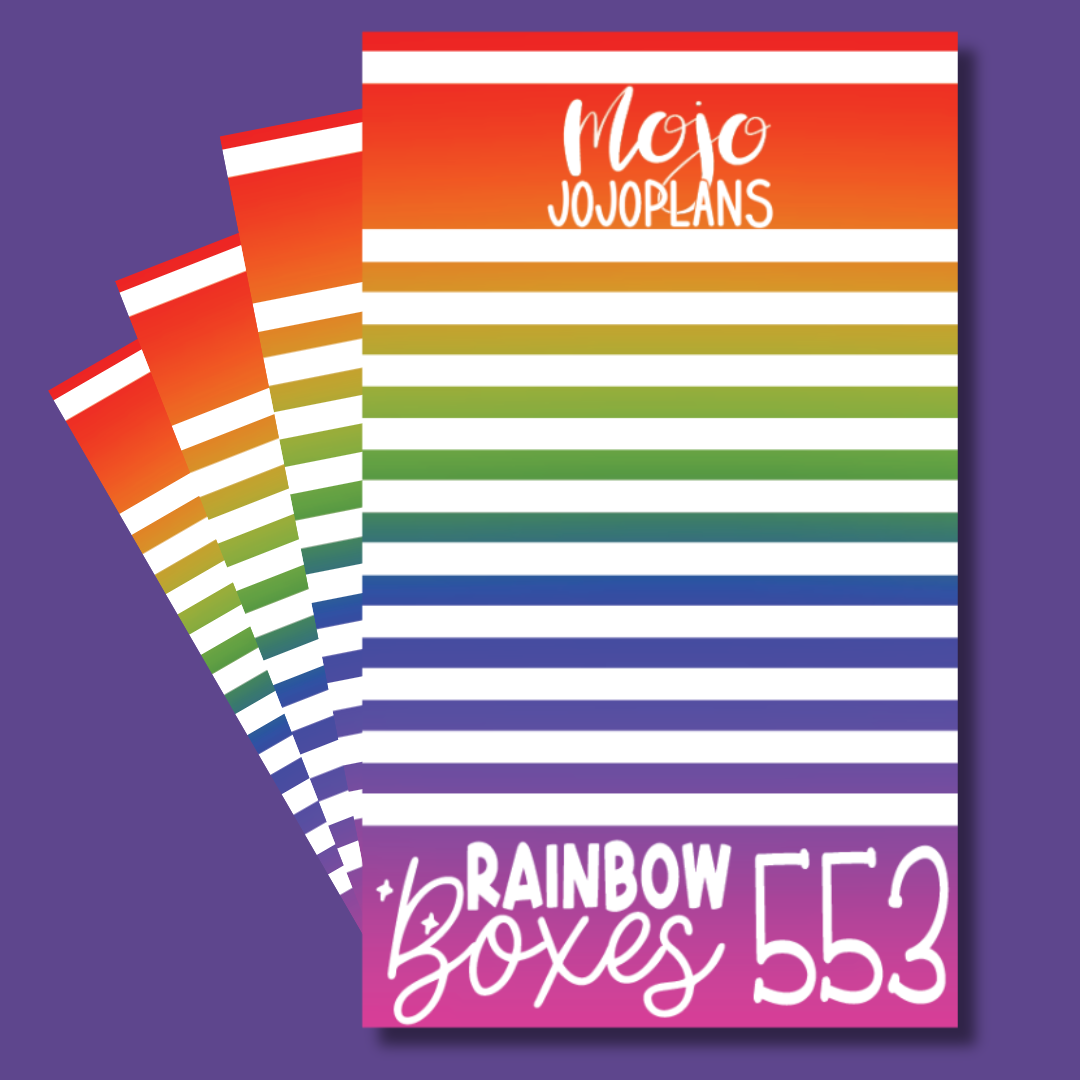 Rainbow Boxes Sticker Book