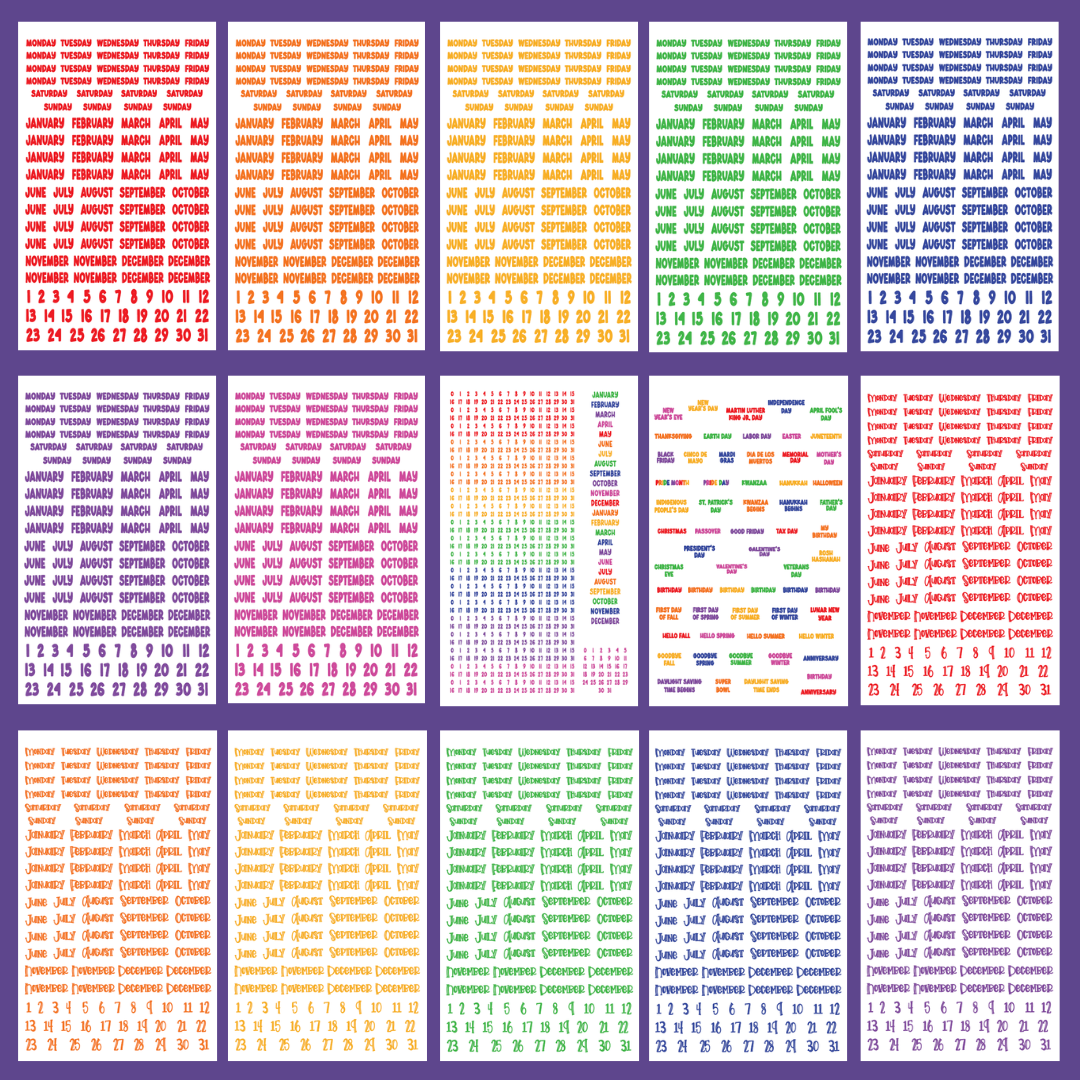 Rainbow Date the Dates