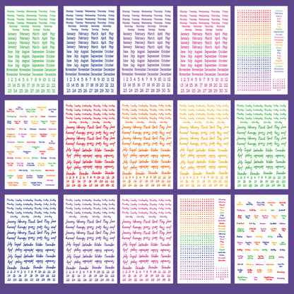 Rainbow Date the Dates