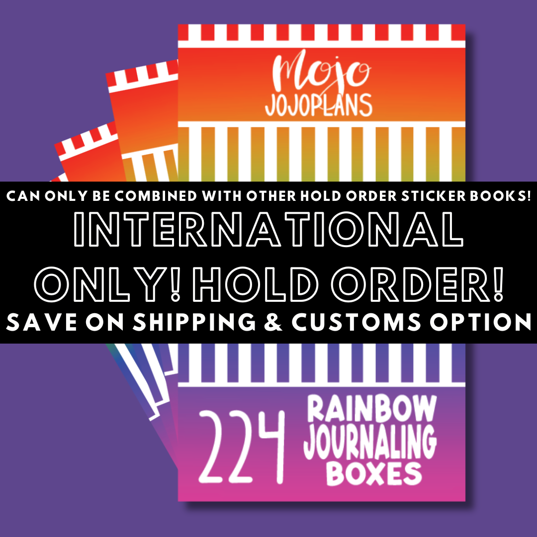 INTERNATIONAL ONLY- Classic Sticker Books Options (No U.S. Orders)