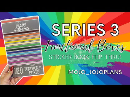 Functional Boxes SERIES 3 Sticker Book