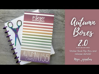 Autumn Boxes 2.0 Sticker Book (Discontinued Version)