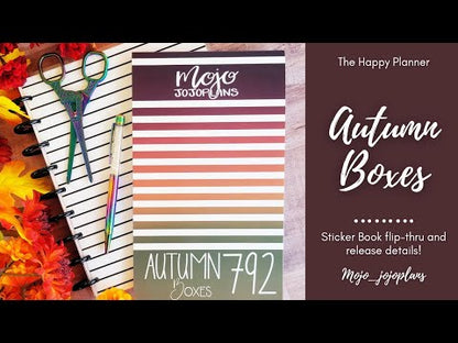 Autumn Boxes Sticker Book (Discontinued Version)