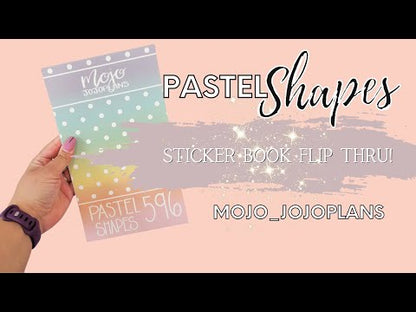 Pastel Shapes Sticker Book