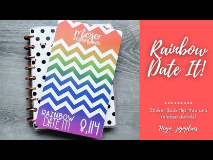 Rainbow Date It! Sticker Book