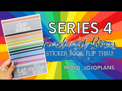 Functional Boxes SERIES 4 Sticker Book