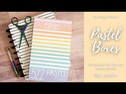 Pastel Boxes Sticker Book