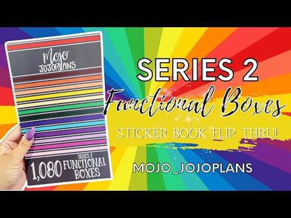 Functional Boxes SERIES 2 Sticker Book