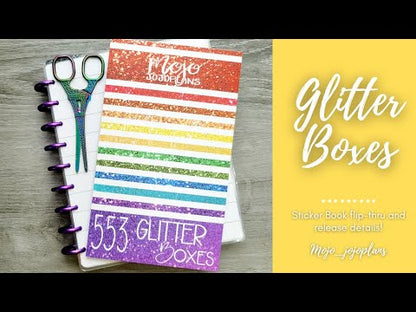 Glitter Boxes Sticker Book