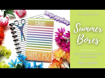 Summer Boxes Sticker Book