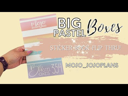 Big Pastel Boxes Sticker Book