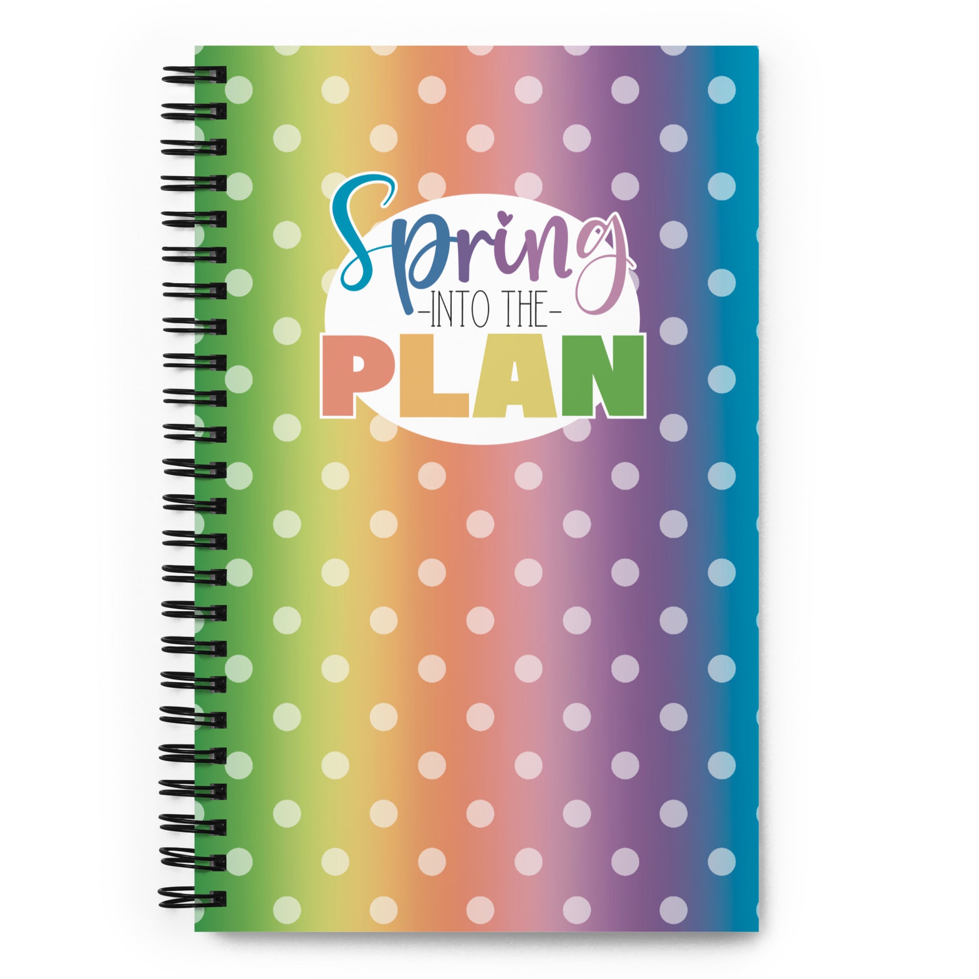 Spring into the Plan- Spiral notebook – Mojo_JojoPlans