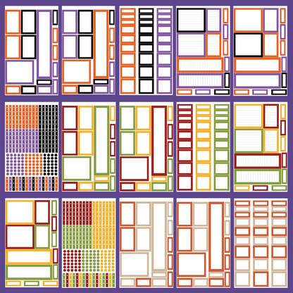 Autumn Boxes 2.0 Sticker Book (Discontinued Version)