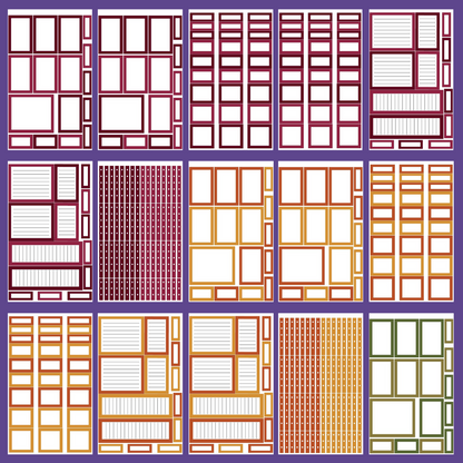 Autumn Boxes Sticker Book (Discontinued Version)