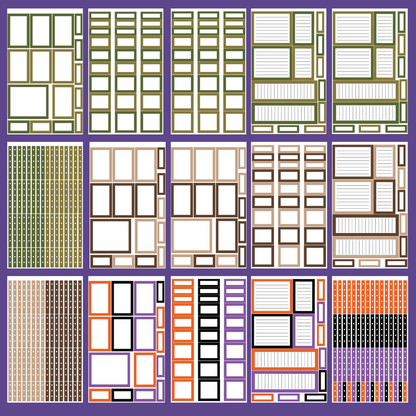 Autumn Boxes Sticker Book (Discontinued Version)