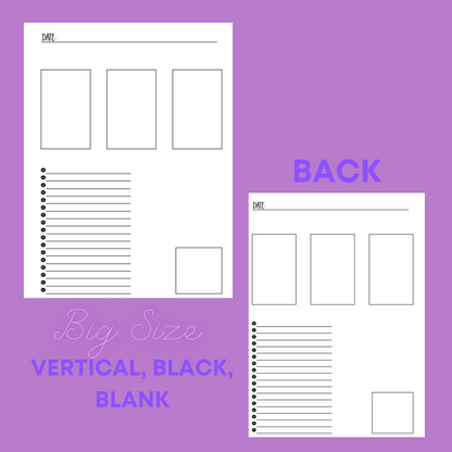 BIG Daily Sheet Printable (Vertical)