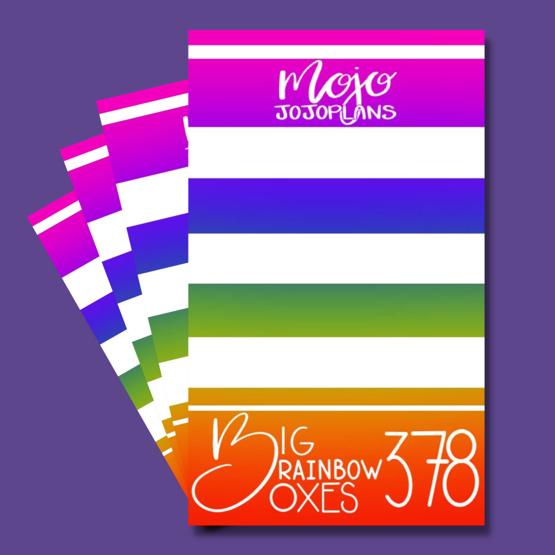 Big Rainbow Boxes Sticker Book