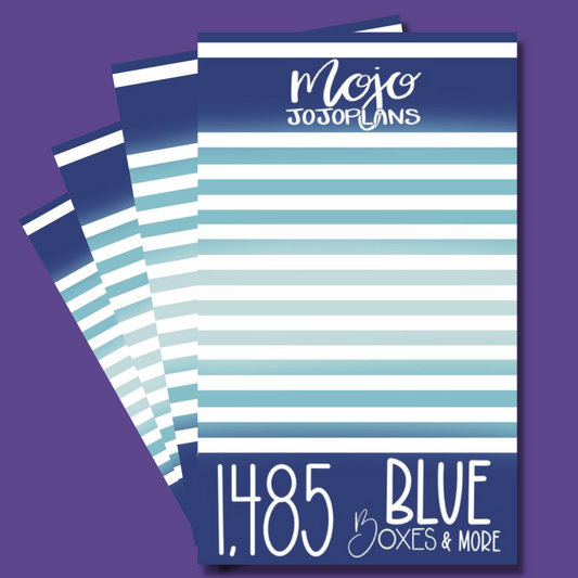 Blue Boxes & More Sticker Book