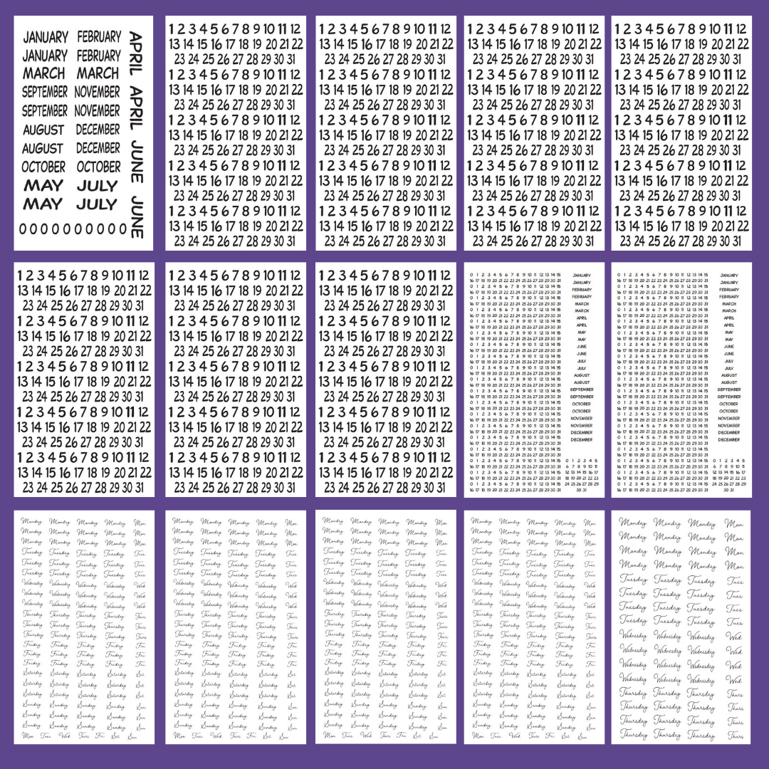 Date It! Sticker Book